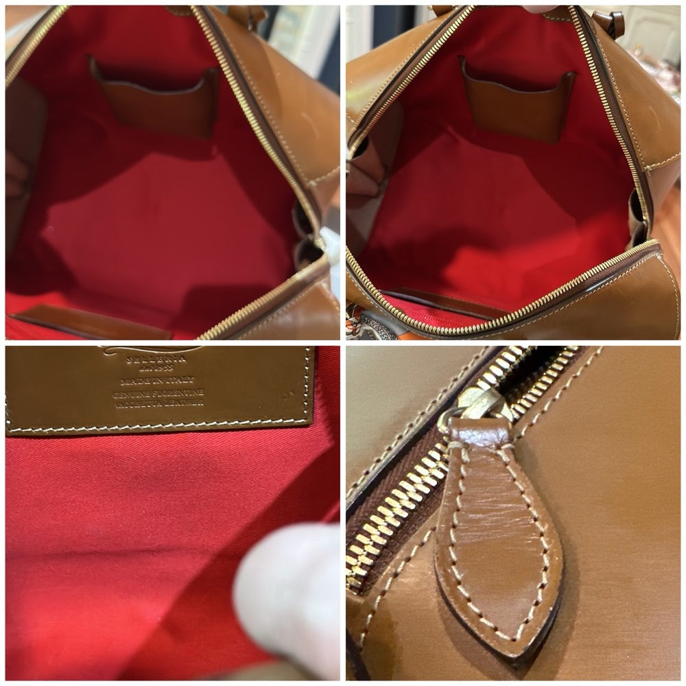 Boldrini Selleria Florentine Vachetta Leather Satchel in Cuoio Brown, EUC - Picture 9 of 16